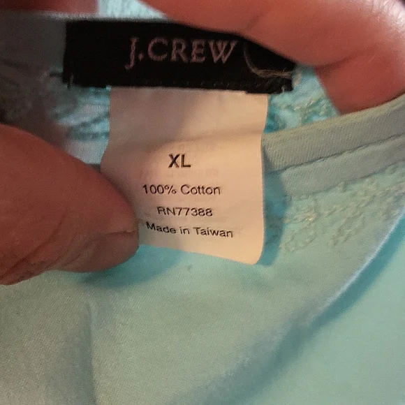 J.CREW Women's Long Sleeve Tunic Mint Color Size XL - Picture 8 of 8